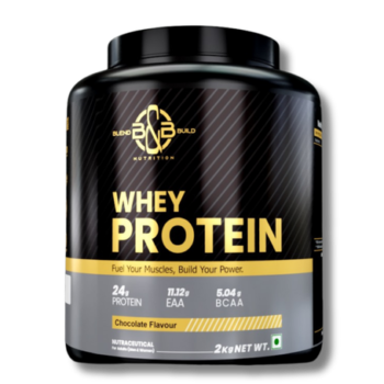Blend & Build Premium Whey Protein – 24g Accurate Protein | Zero Sugar | Zero Bloating