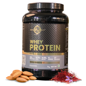 Blend & Build Premium Whey Protein - (Saffron Almond)